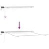 vidaXL Innvendbar Markise med 350 x 250 cm stoff
