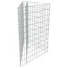 vidaXL Gabion høybed galvanisert stål 75x75x50 cm