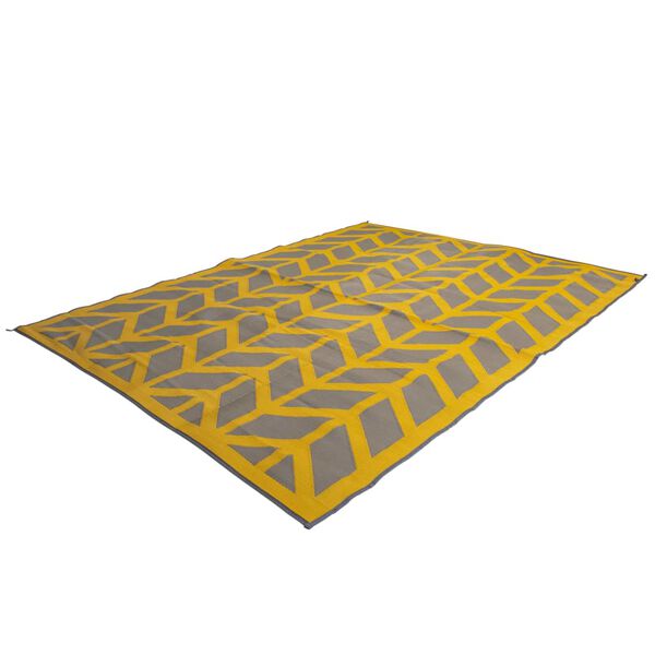Bo-Camp Uteteppe Chill mat Flaxton 2x1,8 m M okergul