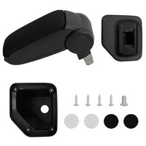 vidaXL Armlener til bil til HYUNDAI I20 (2015-2019) svart 15x32x(40-52) cm ABS