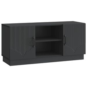 vidaXL TV-skap Svart 102 x 34,5 x 47 cm Konstruert tre