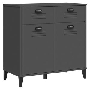 vidaXL Skjenk VIKEN antrasitt gr&aring; 80x40x80 cm konstruert tre