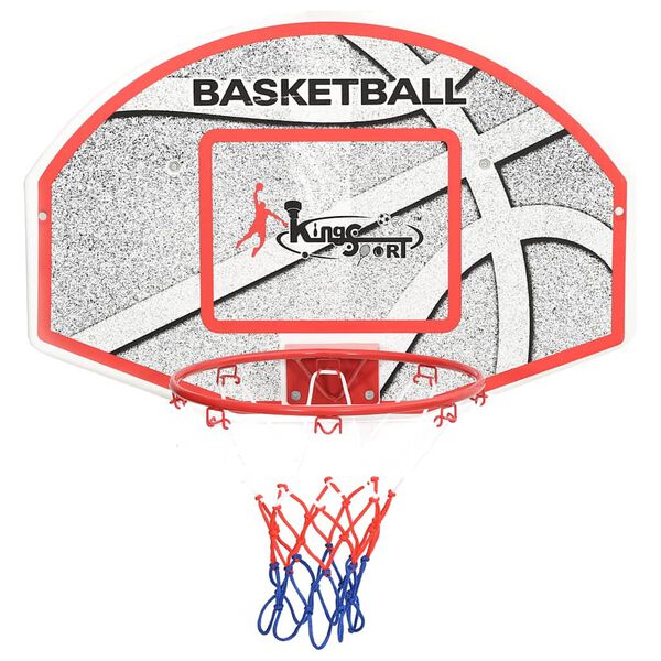 vidaXL Veggmontert basketballsett 5 deler 66x44,5 cm