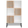 vidaXL Highboard hvit 70x35x125 cm konstruert tre