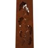 vidaXL Solenergi LED stibelys 2 pcs Corten St&aring;l Corten St&aring;l