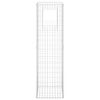 vidaXL Gabionstolper 2 stk 50x50x180 cm jern