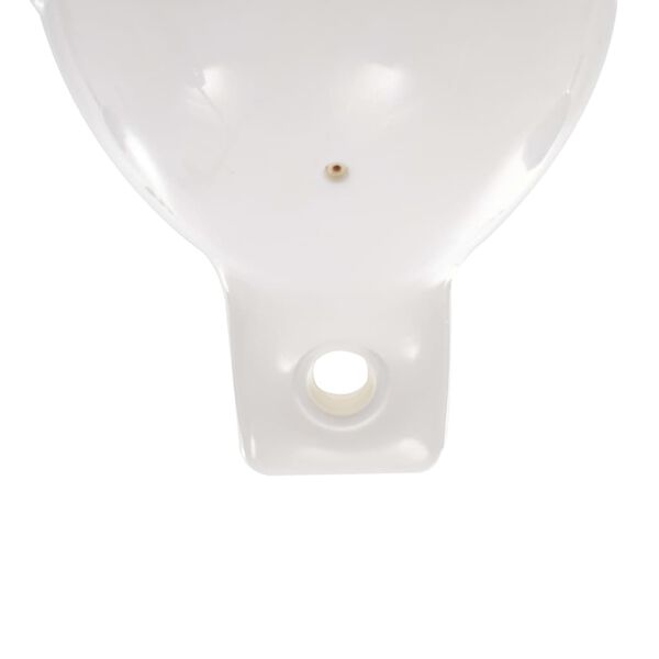 vidaXL B&aring;tfender 4 stk hvit 58,5x16,5 cm PVC