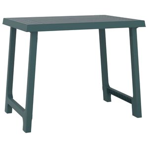 vidaXL Campingbord gr&oslash;nn 79x56x64 cm PP tre-utseende
