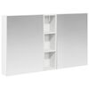 vidaXL Baderomsskapsett 3 stk. 120 x 14,5 x 70 cm Konstruert tre