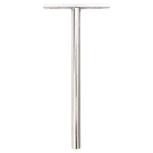 vidaXL Flytende hyllebraketter 12stk usynlig &Oslash;10x150 mm karbonst&aring;l