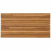 vidaXL Bordplate 90 x 45 x 3,5 cm Rektangul&aelig;r Massivt Teaktre Naturlig
