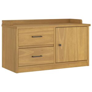 vidaXL Gangbenk SANDNES 87x40x50 cm heltre furu