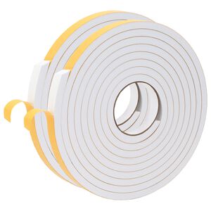 vidaXL Selvklebende skum tape 2 stk. Hvit 20mm x 5m CR skum