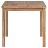 vidaXL 5-delt hagespisesett 80x80 cm heltre teak