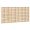 vidaXL Samlerutstillingsskap i tre med 80 rom 80x4,5x40,5cm