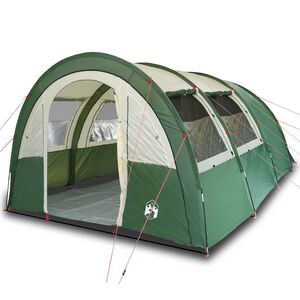 vidaXL Tunneltelt for camping 4 personer gr&oslash;nn vanntett