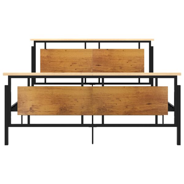 vidaXL Sengeramme metall 160x200 cm