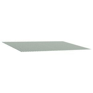 vidaXL Reserveduk til markise Gr&oslash;nn og hvit 350 x 250 cm Polyester