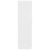 vidaXL Garderobe hvit 80x52x180 cm konstruert tre