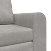 vidaXL Sammenleggbar Sofa seng Lysegr&aring; 98 x 71 x 83 cm Fl&oslash;yel