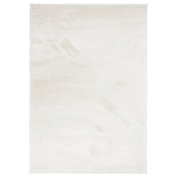 vidaXL Teppe OVIEDO kort luv beige 200x280 cm