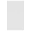 vidaXL Vegghyller kubeformet 2 stk hvit 80x15x26,5 cm konstruert tre