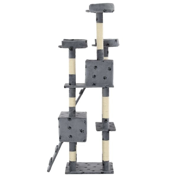 vidaXL Kloretre med klorestenger i sisal 170 cm poteavtrykk gr&aring;