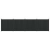 vidaXL Gjerdeplate 4 stk. 705 x 186,5 cm WPC og Aluminium Svart