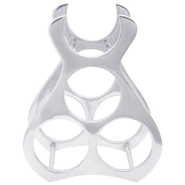 vidaXL Vinhylle s&oslash;lv 23 x 14 x 28 cm Aluminium