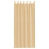 vidaXL Voilegardiner med hemper 2 stk sand 140x245 cm