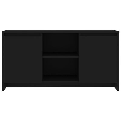 vidaXL TV-benk svart 102x37,5x52,5 cm sponplate