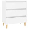 vidaXL Skjenk hvit 60x35x69 cm konstruert tre