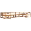 vidaXL Utend&oslash;rs sofa-sett 7 pcs Naturlig Solid akasietre