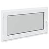 vidaXL Kj&oslash;levindu RISOR 110 x 50 cm PVC og glass Hvit