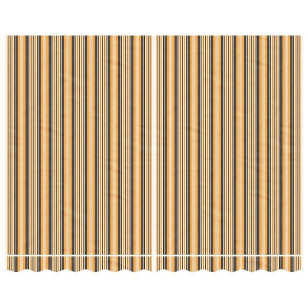 vidaXL Erstatningsduk for markise flerfarget stripe 3,5x2,5 m