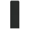 vidaXL Highboard med dører svart 68x37x109 cm konstruert tre