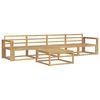 vidaXL Utend&oslash;rs sofa-sett 5 pcs Hvit 79 x 79 x 37 cm Solid akasietre