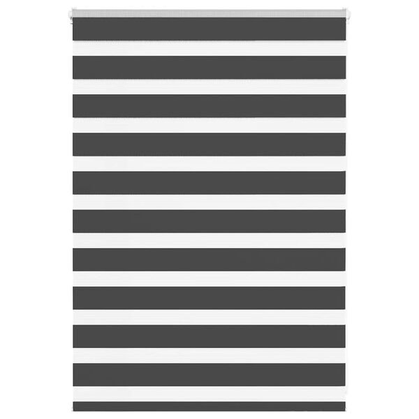 vidaXL Sebragardin svart 95x100 cm stoff bredde 90,9 cm polyester