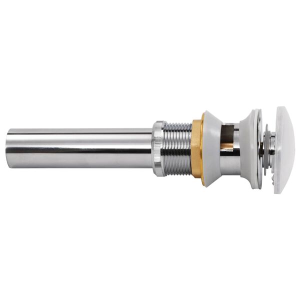 vidaXL Pop-up Vaskeavløp rustfritt stål