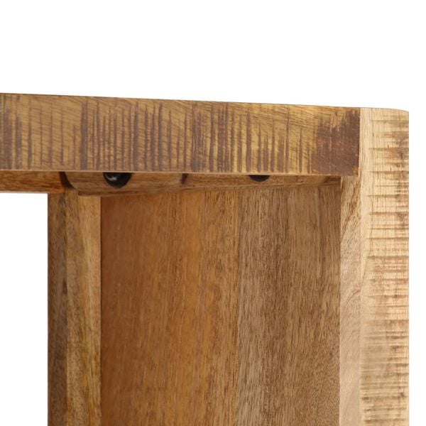 vidaXL Bokhylle 80x25x175 cm heltre mango