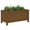vidaXL Plantekasse honningbrun 82,5x40x39 cm heltre furu