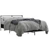 vidaXL Sengeramme svart 120x200 cm konstruert tre og metall