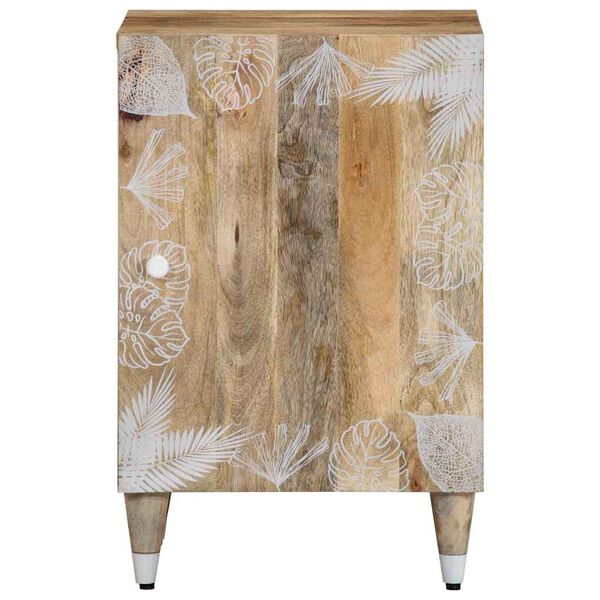 vidaXL Baderomsskap 38x33,5x58 cm heltre mango