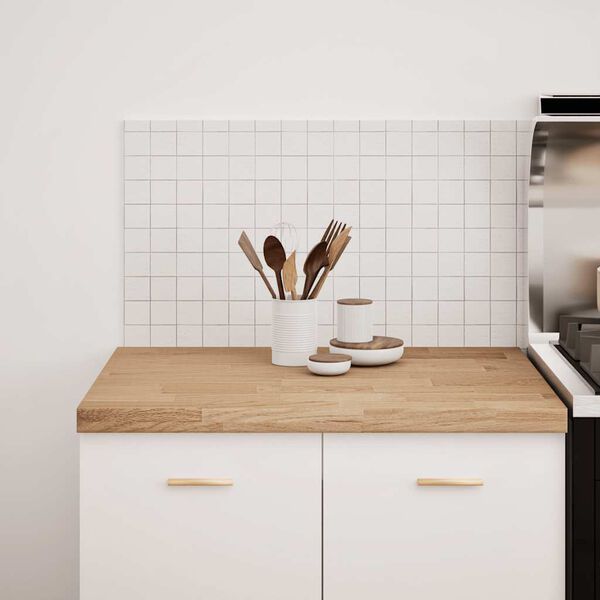 vidaXL Kj&oslash;kken benkeplate rektangul&aelig;r 80x63,5x4 cm heltre eik