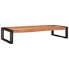 vidaXL Badehylle for Brun 120 x 50 x 23 cm Solid akasietre