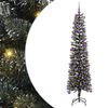 vidaXL Kunstig juletre med 300 LED gr&oslash;nn 180 cm PVC og plast og st&aring;l
