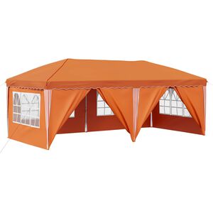 vidaXL Pop-up Festtelt 575 x 288 x 245 cm Oransje