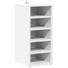 vidaXL Skoskap hvit 31,5x35x70 cm konstruert tre