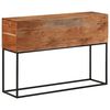 vidaXL Konsollbord 110x30x75 cm heltre akasie og jern