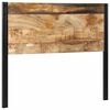 vidaXL sengegavl 120 cm heltre mango og jern